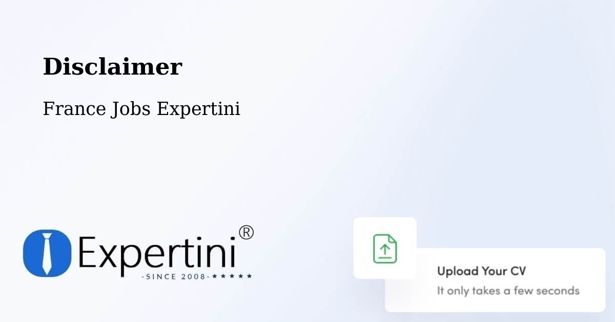 Disclaimer – Wittenheim - France Jobs Expertini